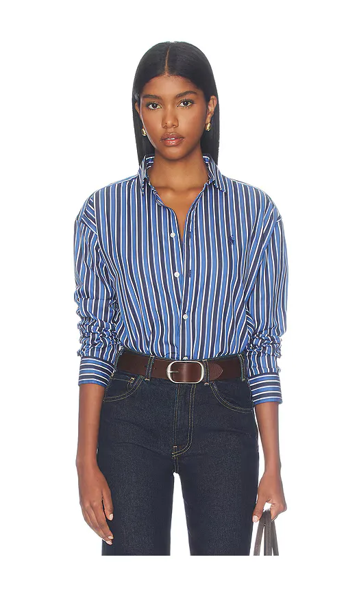 Cotton Long Sleeve Blouse by Polo Ralph Lauren
