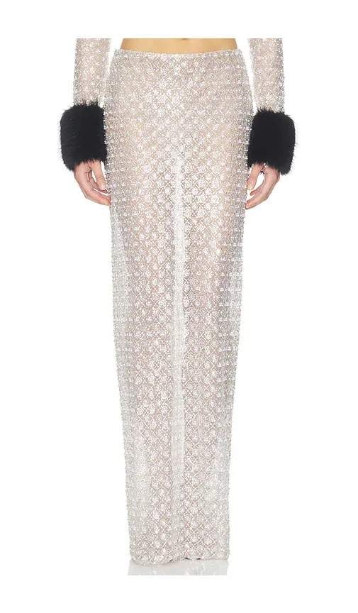 Embellished Maxi Skirt by Bronx Banco