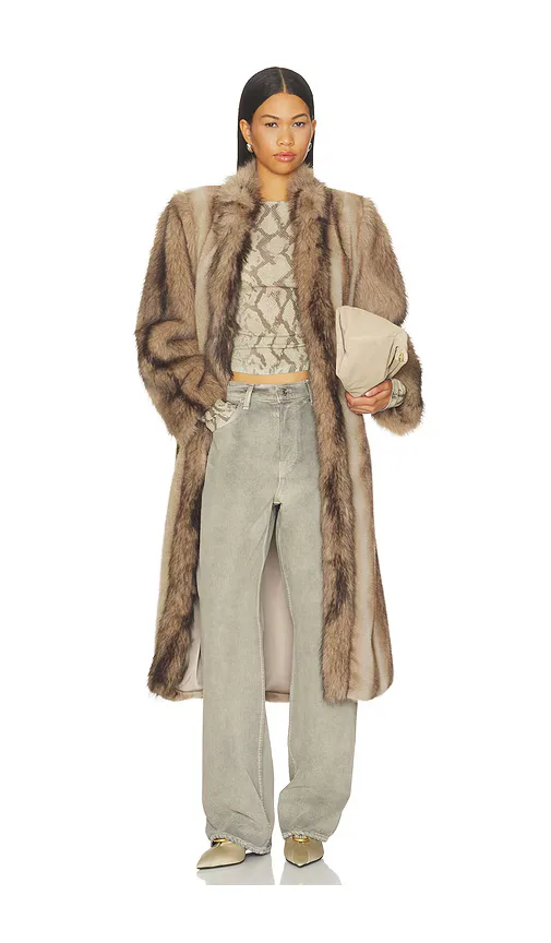 Betty Long Fur Coat by Ducie