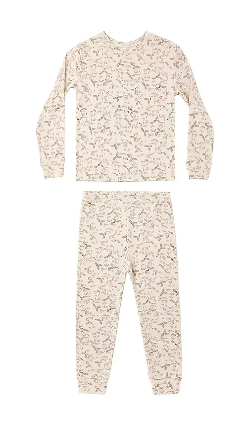 Organic Long Sleeve Pajama Set by Rylee  Cru