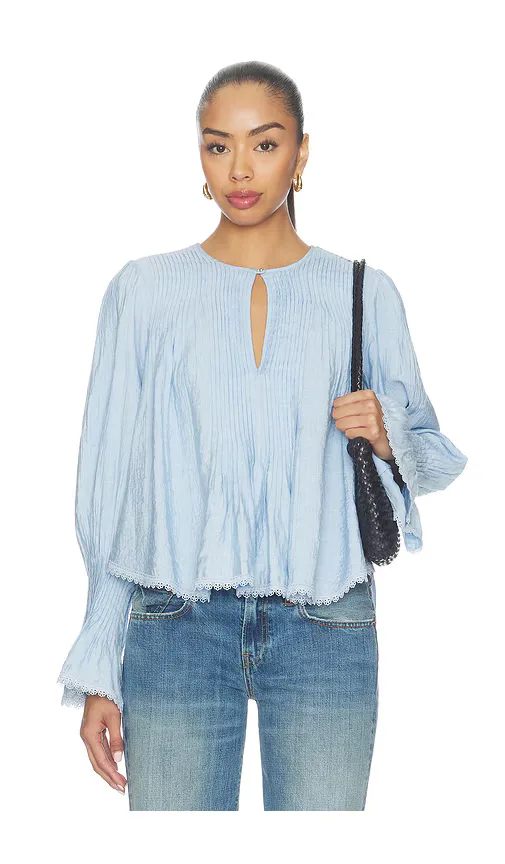 Thousand Pintucks Blouse by Free People