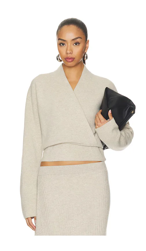 Cashmino Wrap Sweater by Naadam