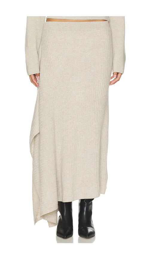 Cashmino Asymmetrical Skirt by Naadam