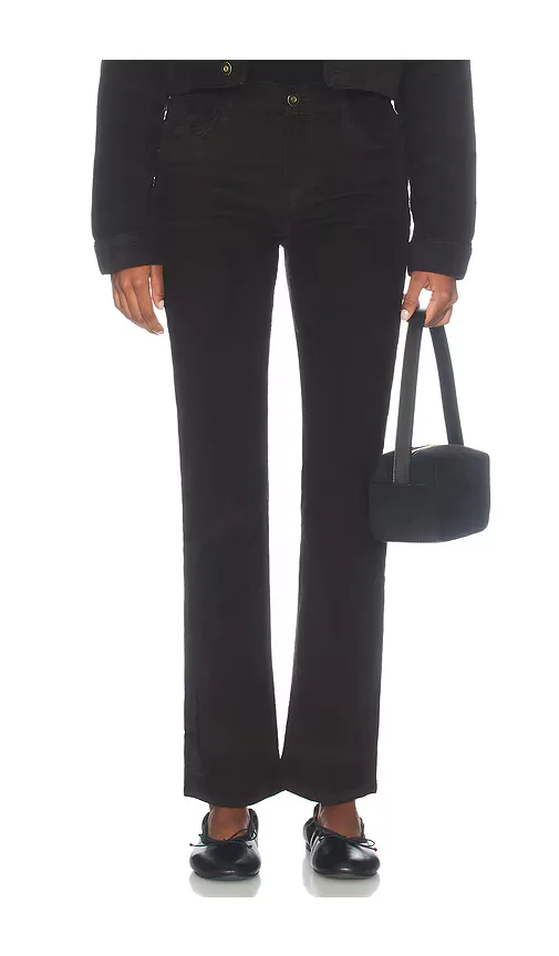 The Cord Alba Low Rise Straight Pant by Favorite Daughter