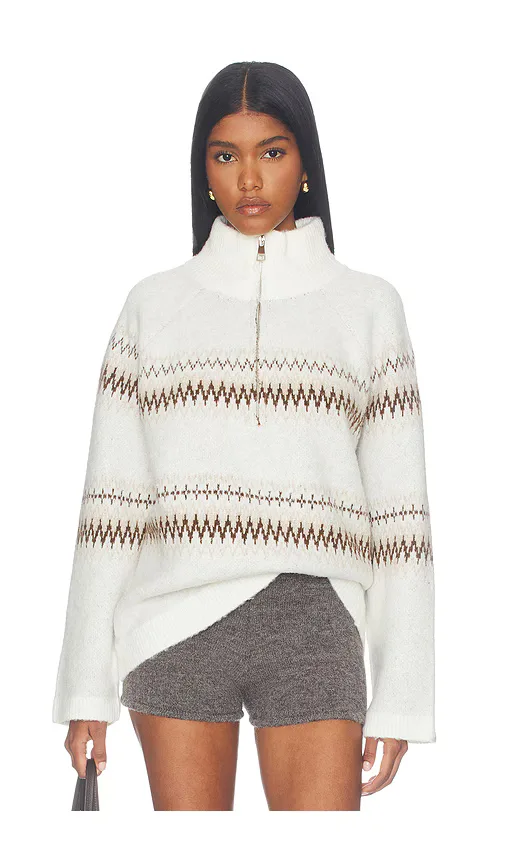 Ariana Quarter Zip Sweater by More to Come