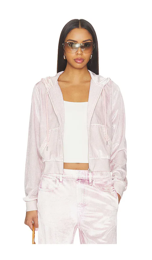 Miramar Velvet Zip-Up Hoodie by rag & bone