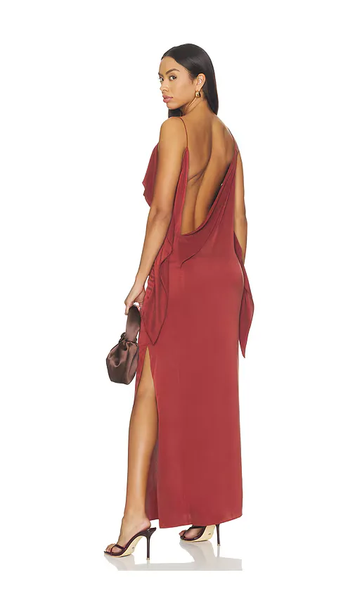 Emilia Washed Silk Gown by Eaves