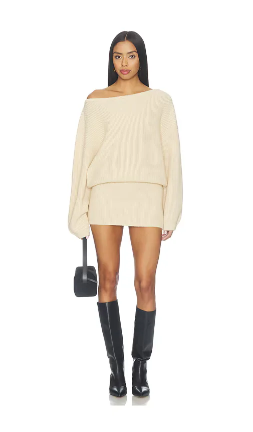 Kaylie One Shoulder Sweater Dress by Lovers and Friends