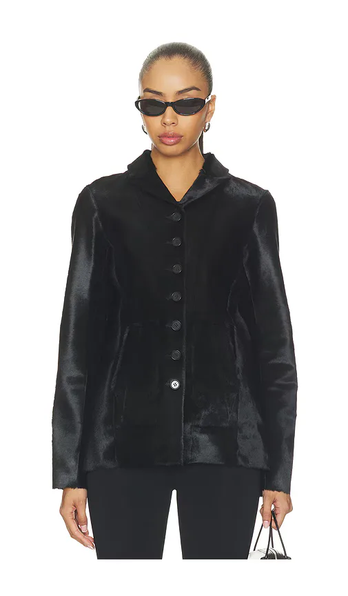 Sigrun Calf Hair Jacket by Eaves