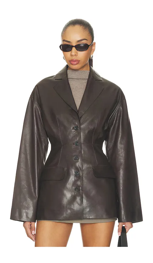 Salta Leather Jacket by Eaves