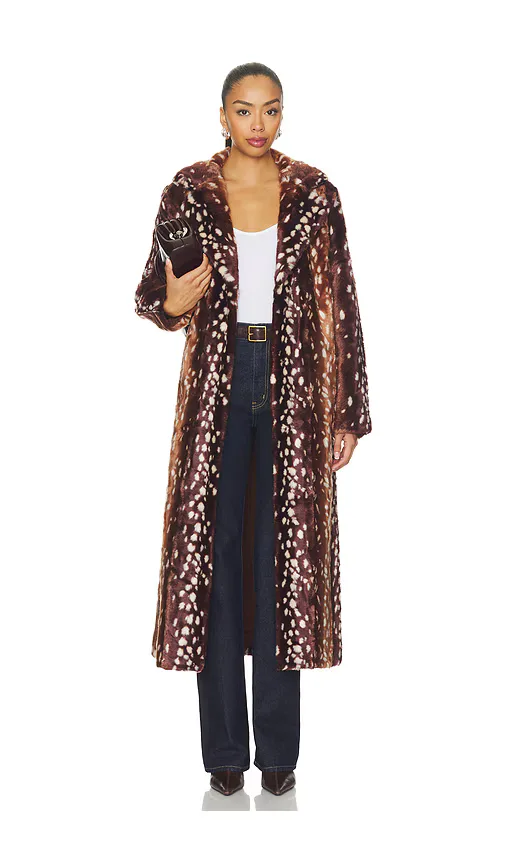 Sami Faux Fur Coat by Unreal Fur
