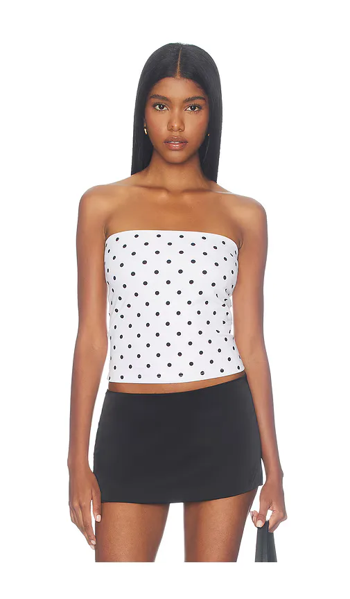 Polka Dot Tube Top by Susana Monaco