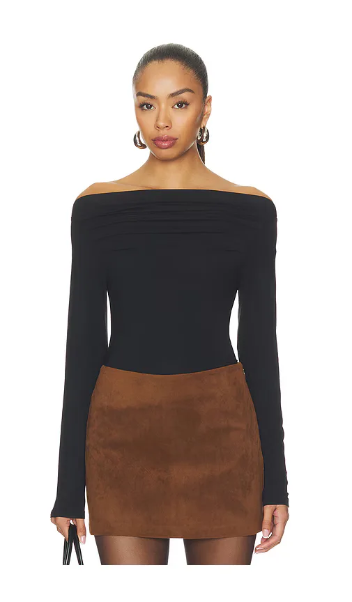 The Pleated Off the Shoulder Top by Joe's Jeans
