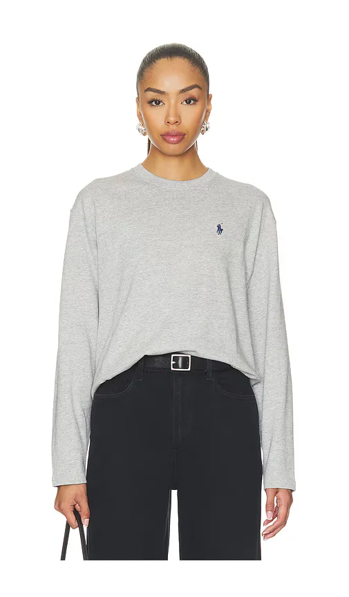 Jersey Long Sleeve T-Shirt by Polo Ralph Lauren