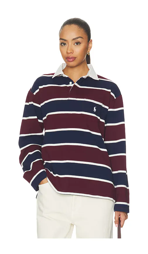 Vintage Rugby Polo Knit Pullover by Polo Ralph Lauren