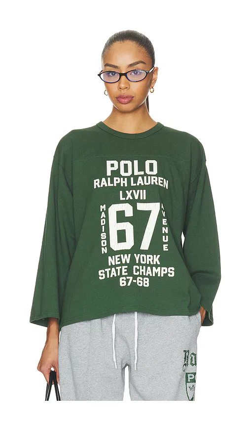 Long Sleeve Crew Neck T-Shirt by Polo Ralph Lauren