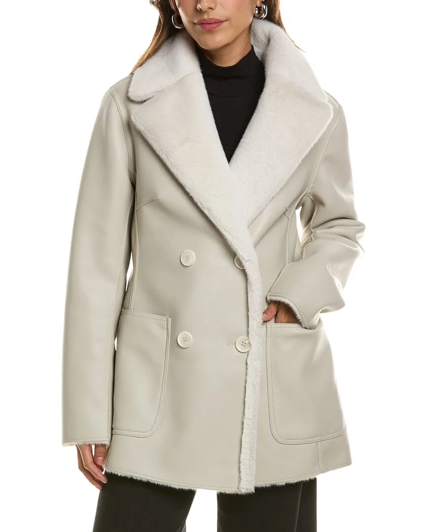 Faux Shearling Reversible Coat