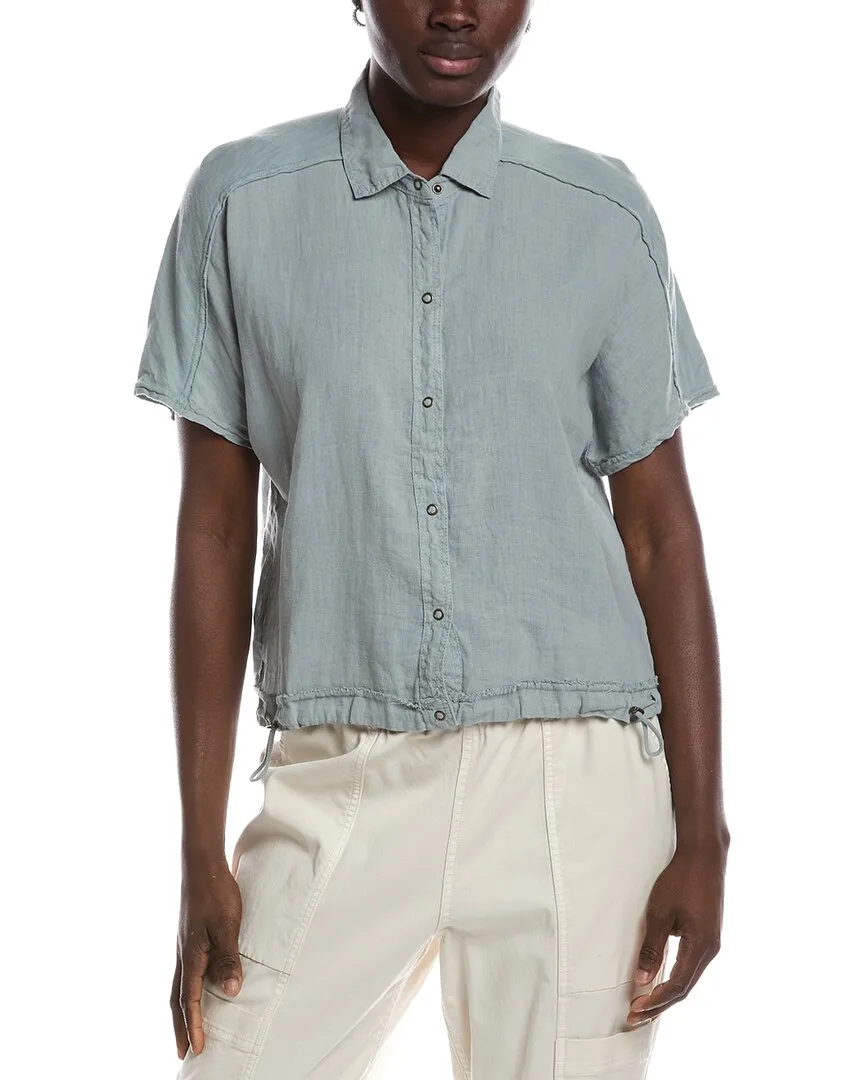 Inola Linen-Blend Top by XCVI