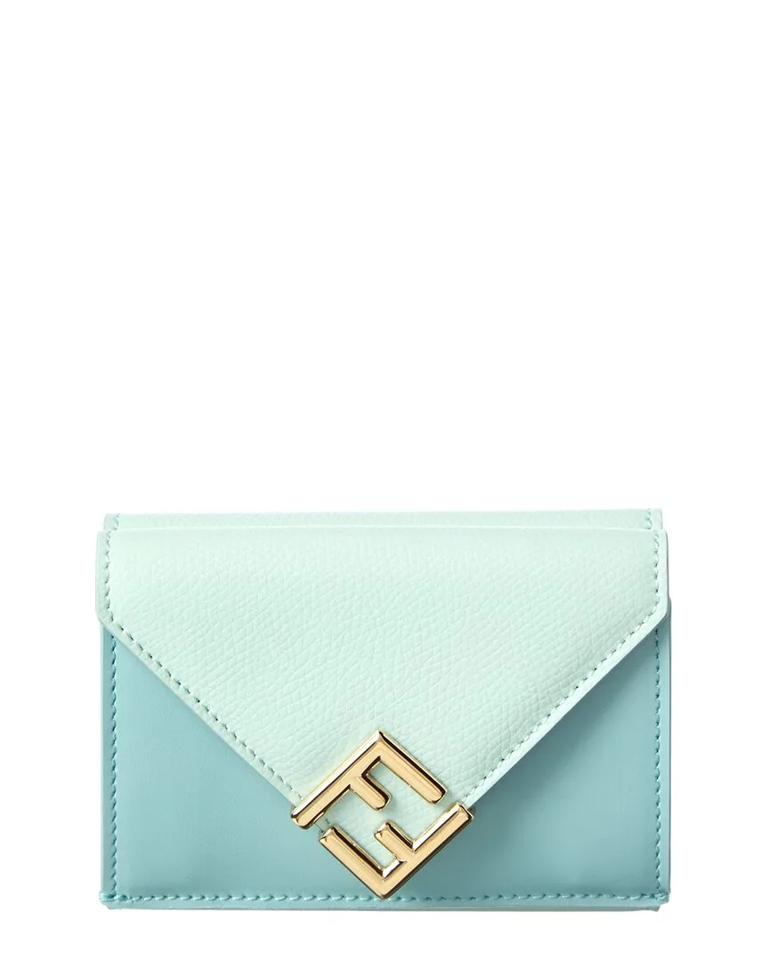 Ff Diamond Mini Leather Card Case by FENDI