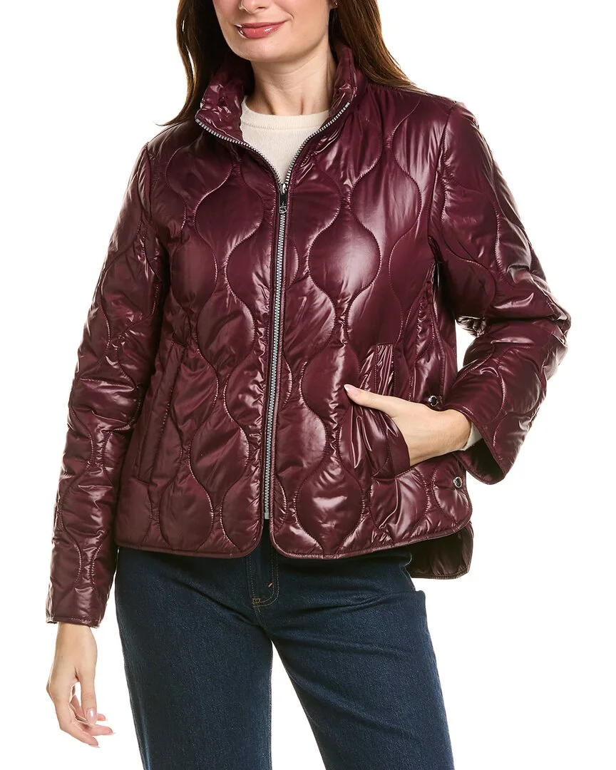 Stand Collar Bomber Jacket by Sam Edelman