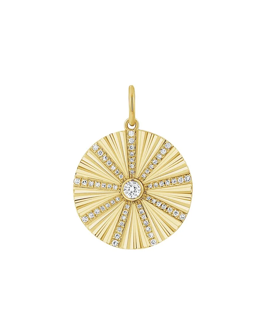 14K 0.26 ct. tw. Diamond Charm Pendant by Sabrina Designs