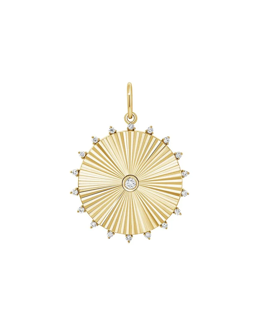 14K 0.21 ct. tw. Diamond Charm Pendant by Sabrina Designs