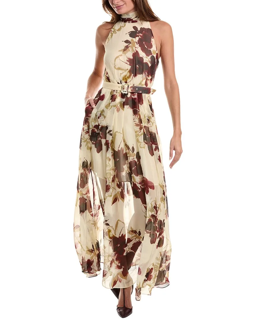 Lucia Silk-Blend Midi Dress by NICHOLAS