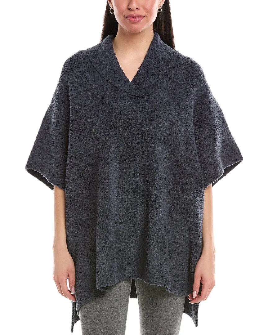Cozychic Shawl Collar Poncho by Barefoot Dreams