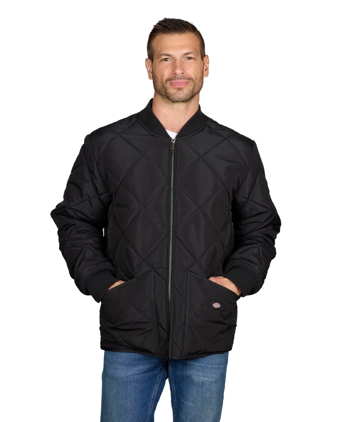 Lightweight Diamond Quilted Regular-Fit Jacket by Dickies
