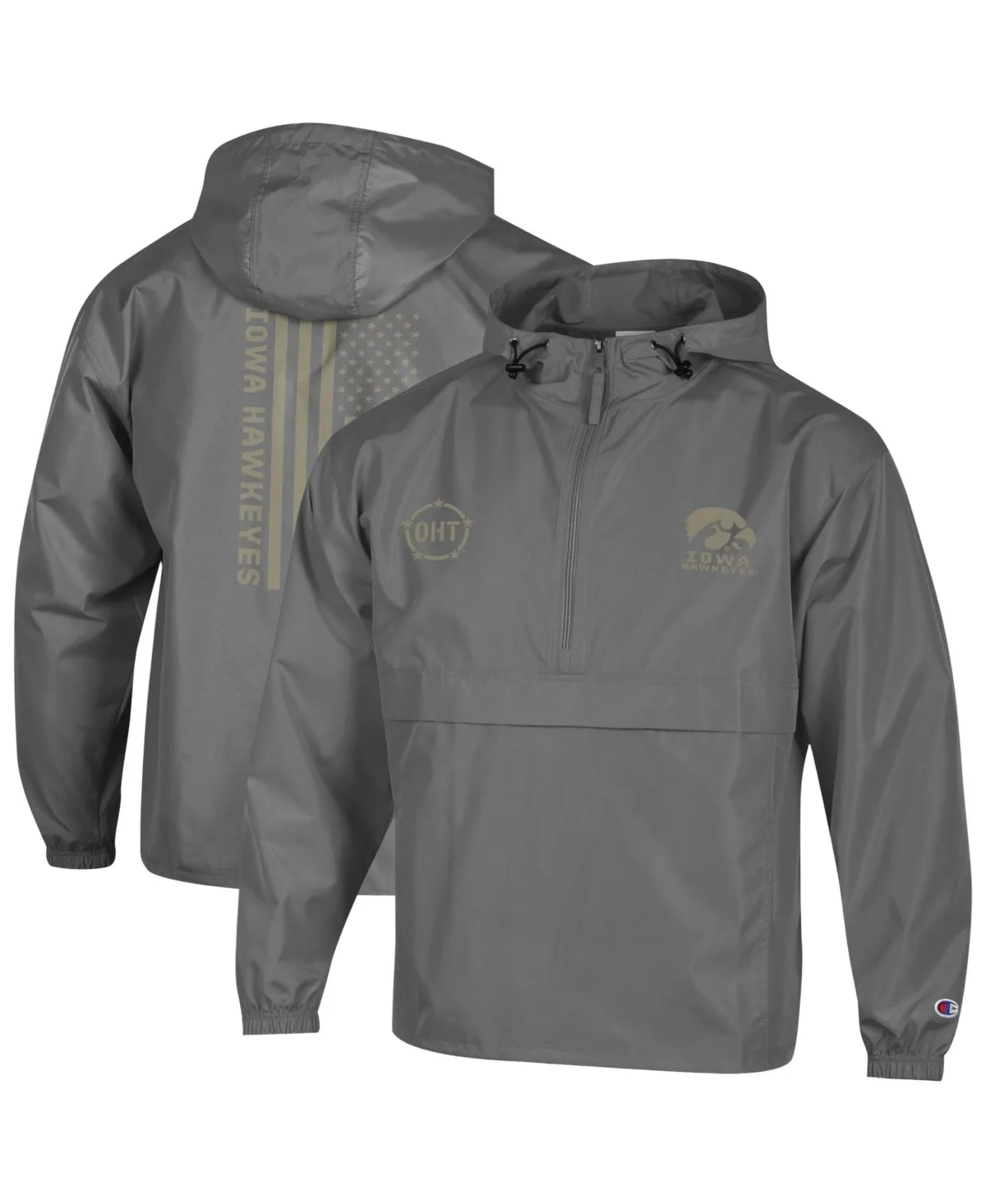 Iowa Hawkeyes Oht Flag Packable Jacket by Champion