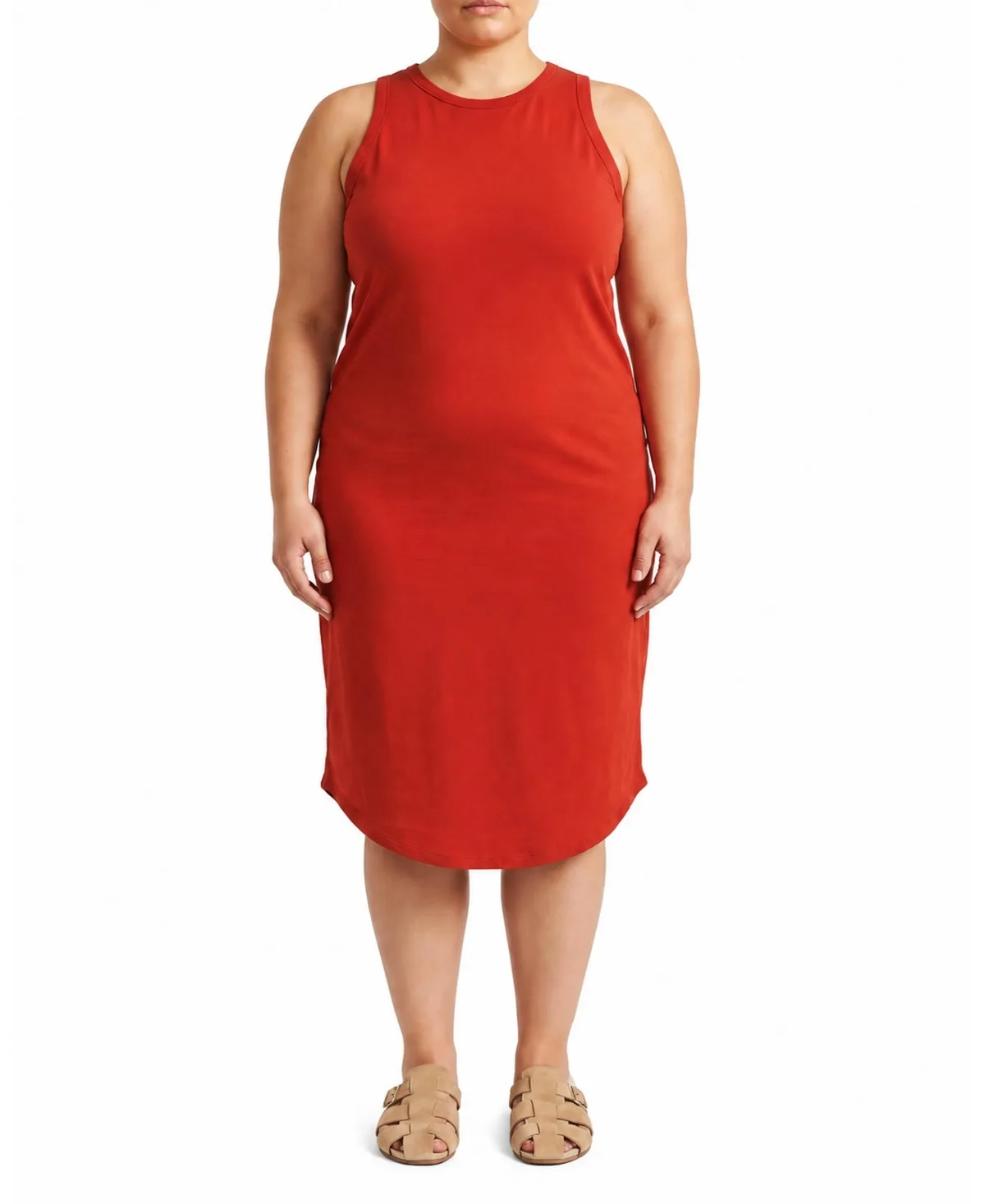 Cai High Neck Tank Dress by Universal Standard