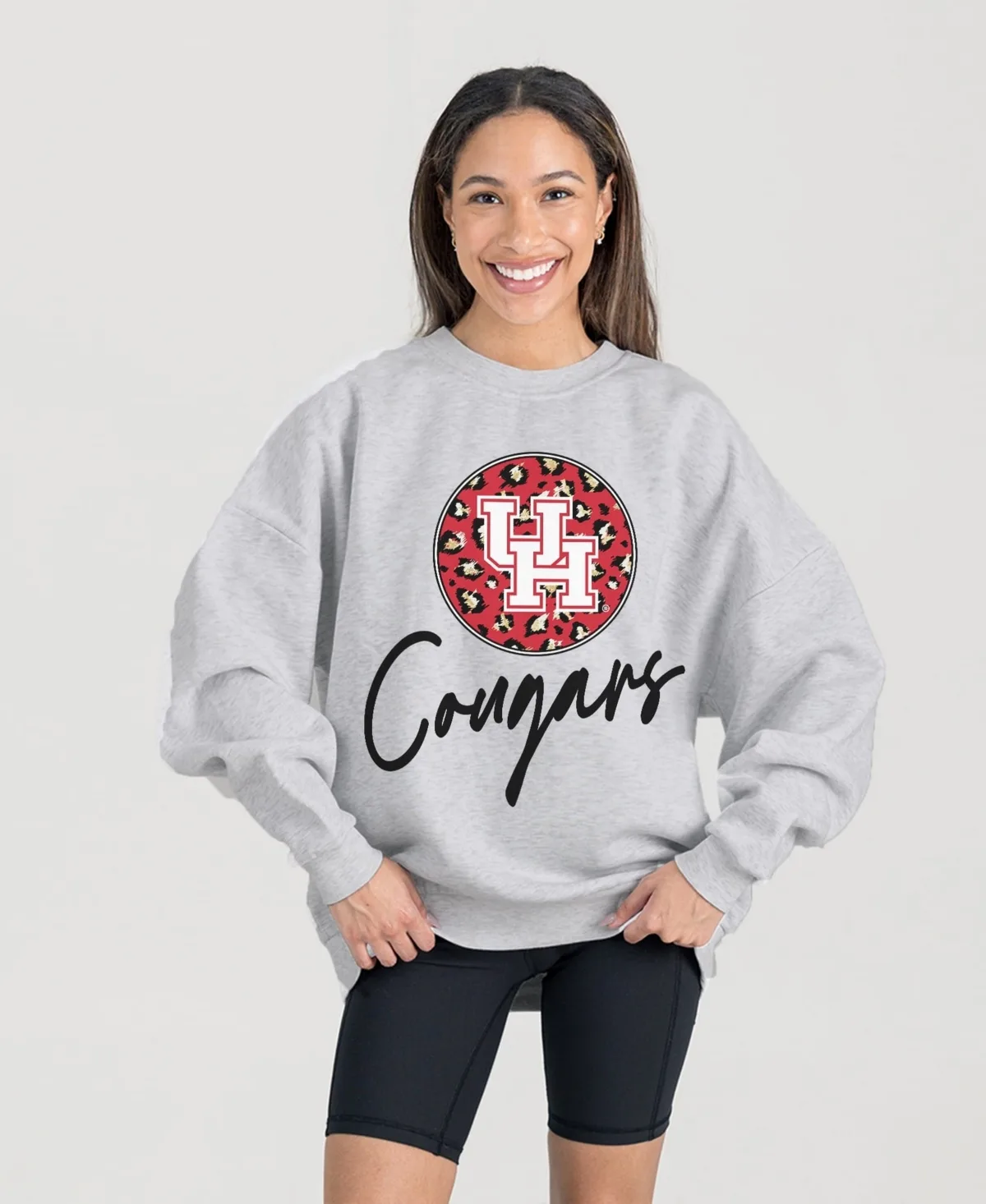 Houston Cougars Premium Fleece Pullover Sweatshirt by Gameday Couture