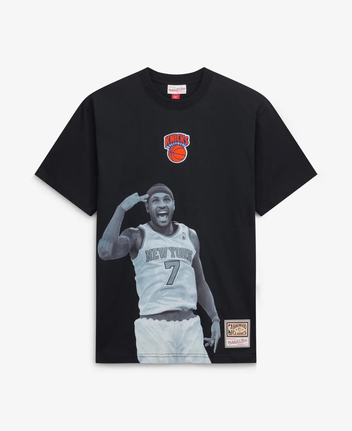 Carmelo Anthony New York Knicks Hardwood Classics Player T-Shirt