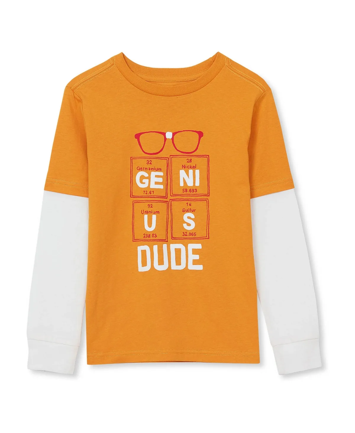 Long-Sleeve Graphic Crewneck T-Shirt, 2-Pack by Lands' End