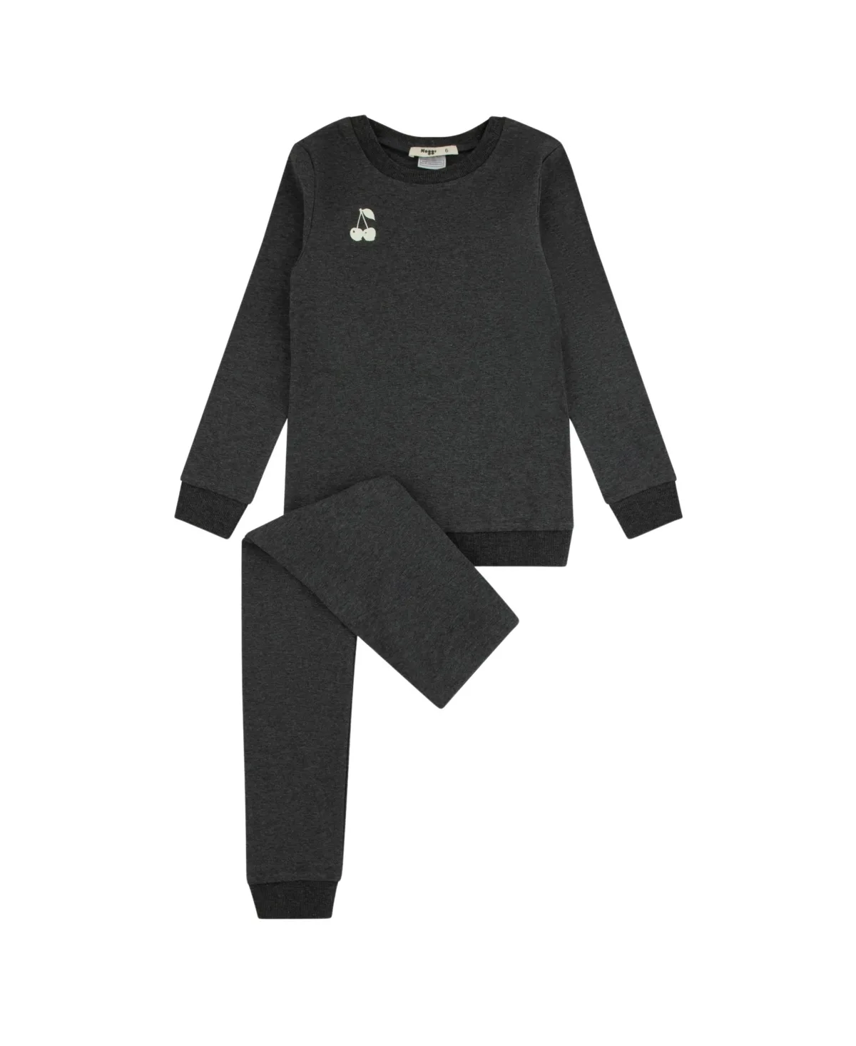 Bonne Nuit Cotton-Blend Long-Sleeve Top and Pants, 2-Piece Set by Noggiwear