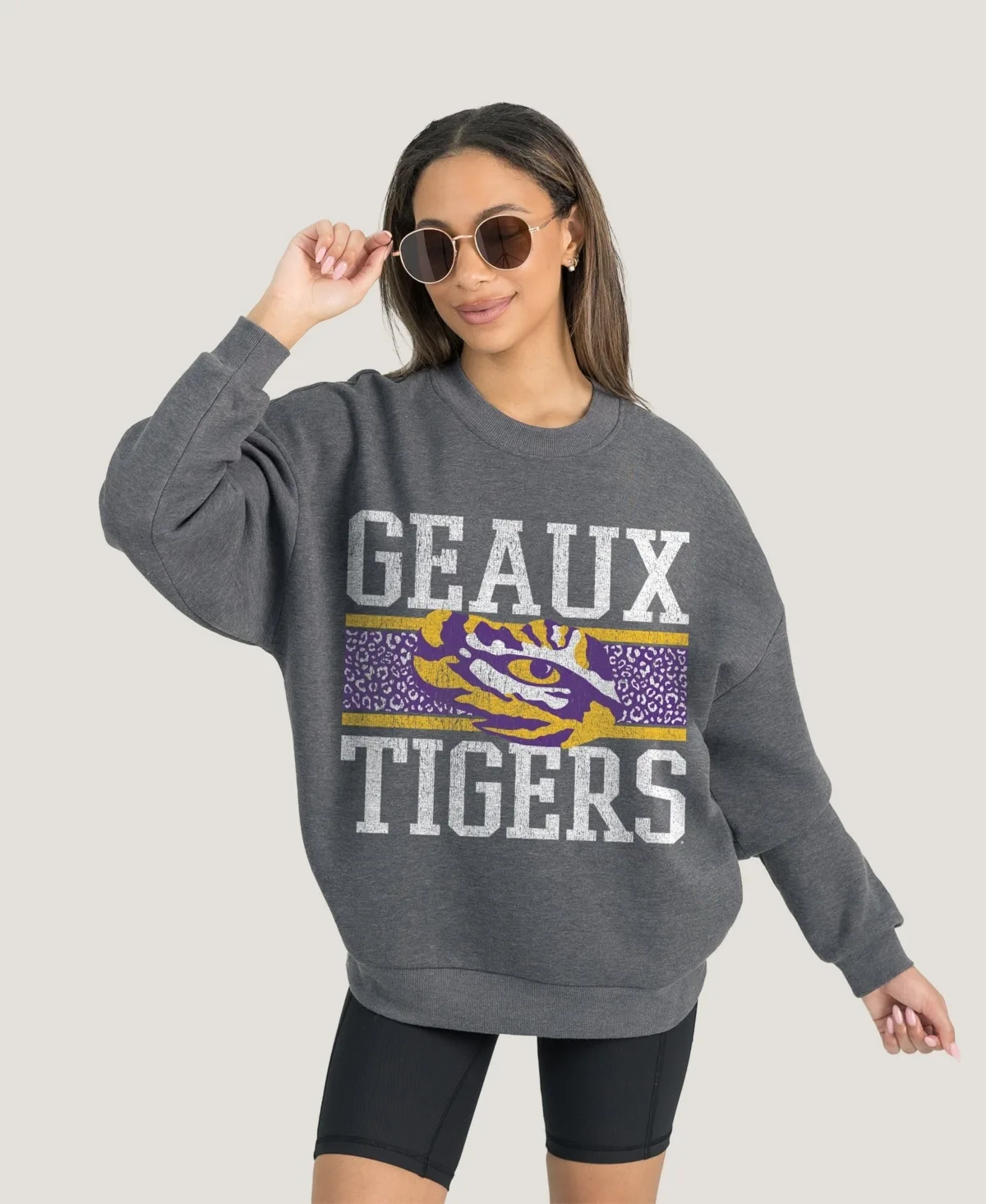 Lsu Tigers Premium Fleece Pullover Sweatshirt