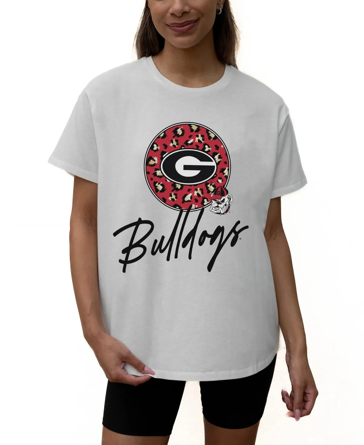 Georgia Bulldogs Wild Expectations Tri-Blend Flowy T-Shirt by Gameday Couture