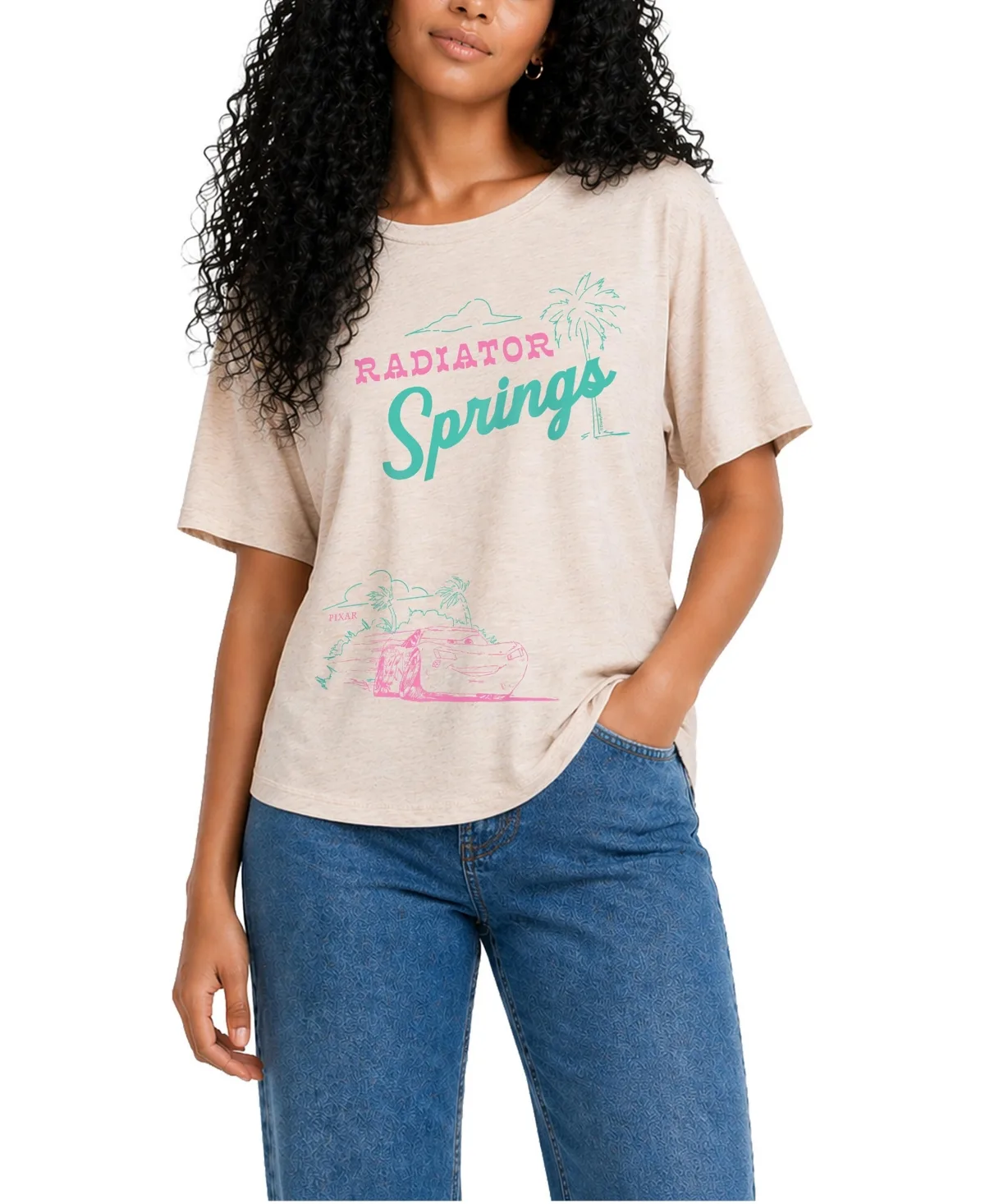 Radiator Springs Oversized Graphic T-Shirt by Cars