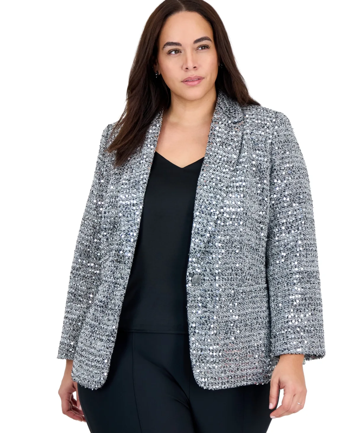 Sequin Statement Blazer