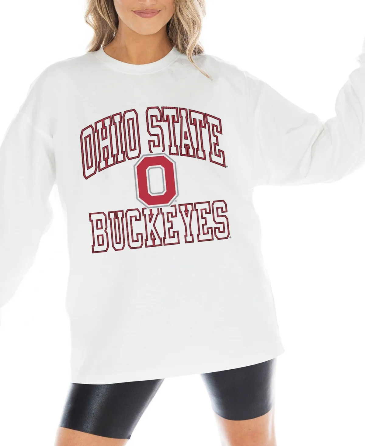 Ohio State Buckeyes Mind Games Oversized Long-Sleeve T-Shirt