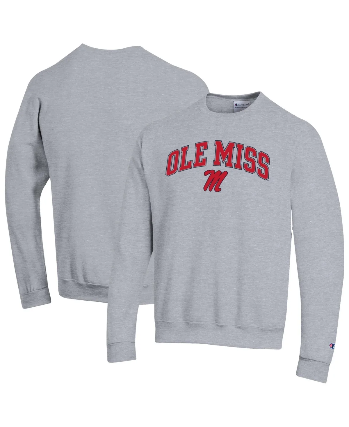 Ole Miss Rebels Arch Over Logo Pullover Sweatshirt by Champion