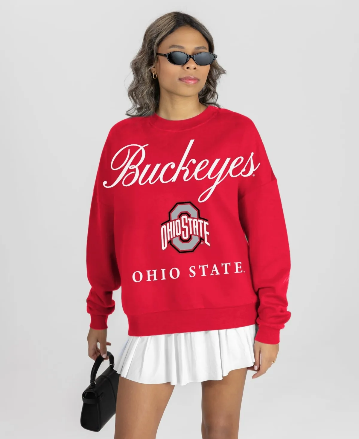 Ohio State Buckeyes Legacy Club Oversized Premium Fleece Sweatshirt