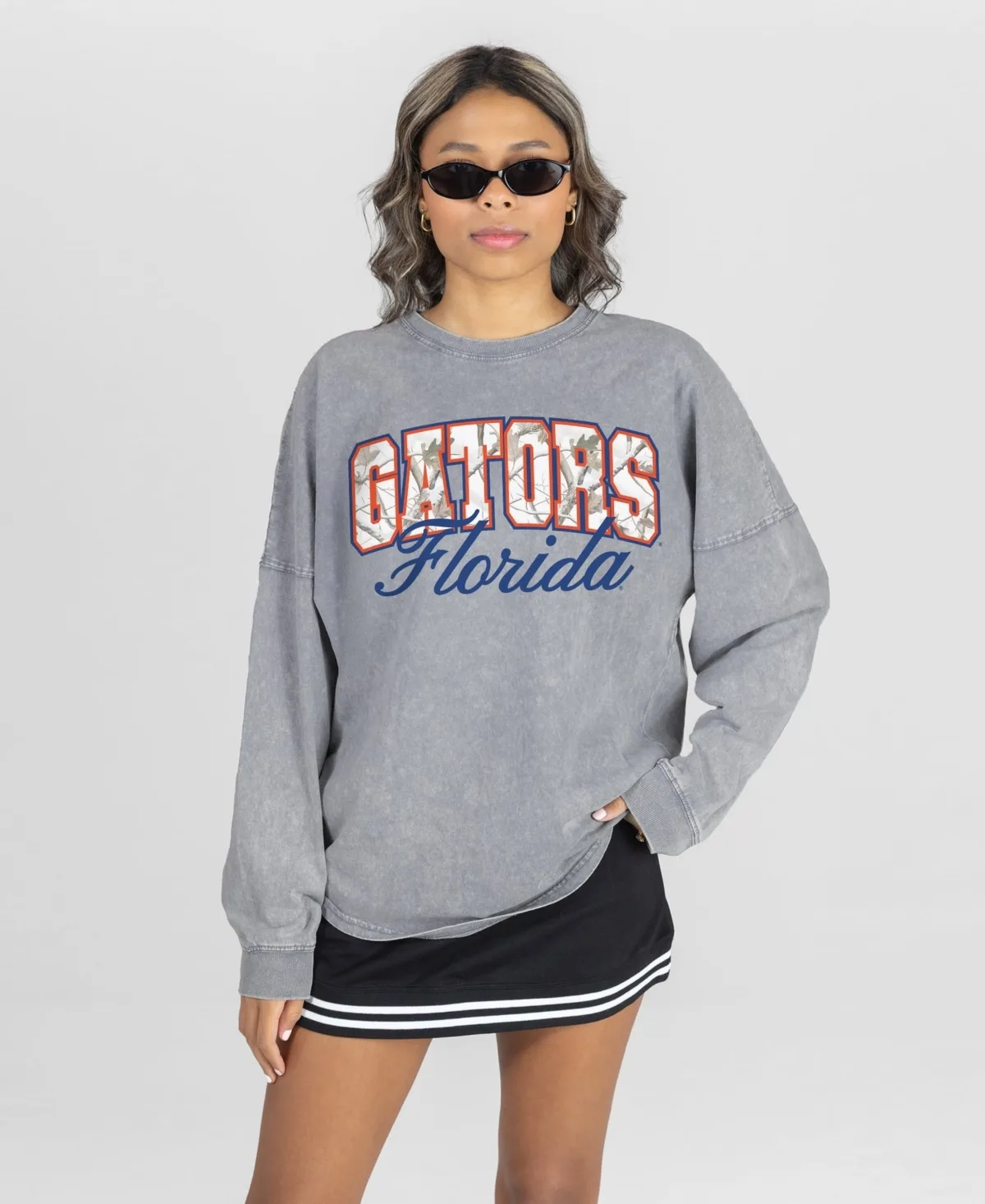 Florida Gators Snow Wash Oversized Long-Sleeve T-Shirt