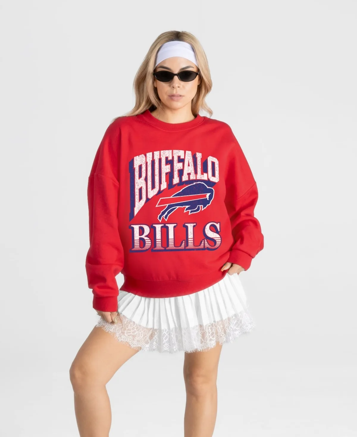 Buffalo Bills Main Character Oversized Premium Drop Shoulder Sweatshirt