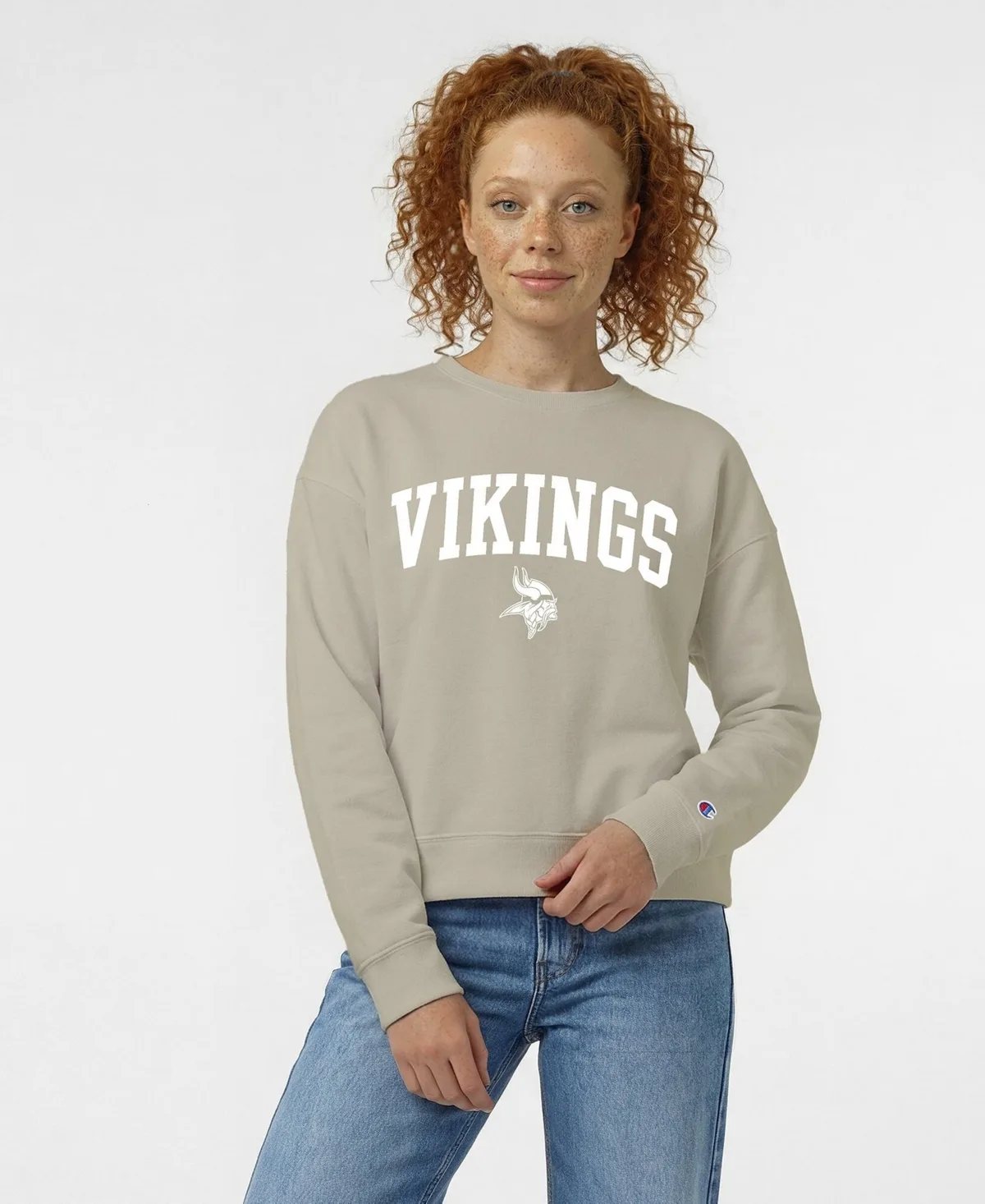Minnesota Vikings Powerblend Cocoa Butter Fleece Sweatshirt by Champion