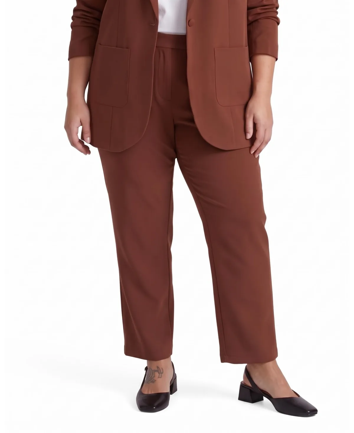 High-Rise Stretch Cigarette Pants by Universal Standard
