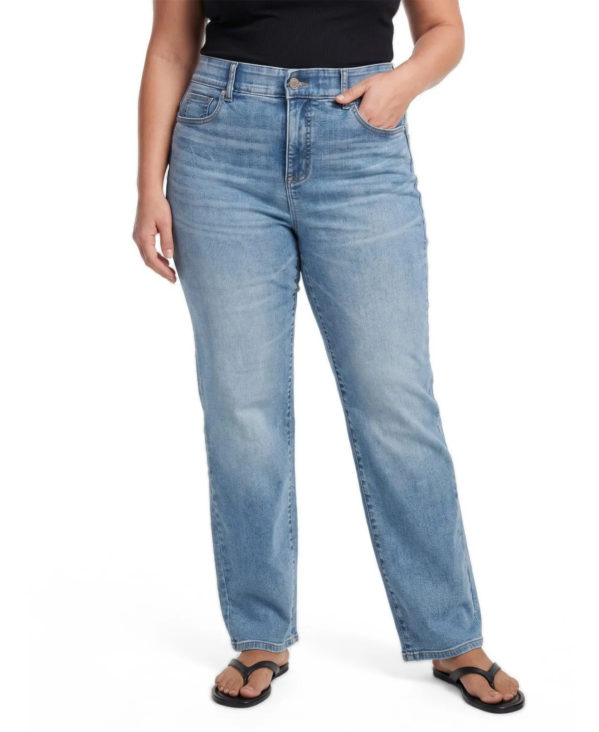 Bombshell High-Rise Wide-Leg Jeans by Torrid