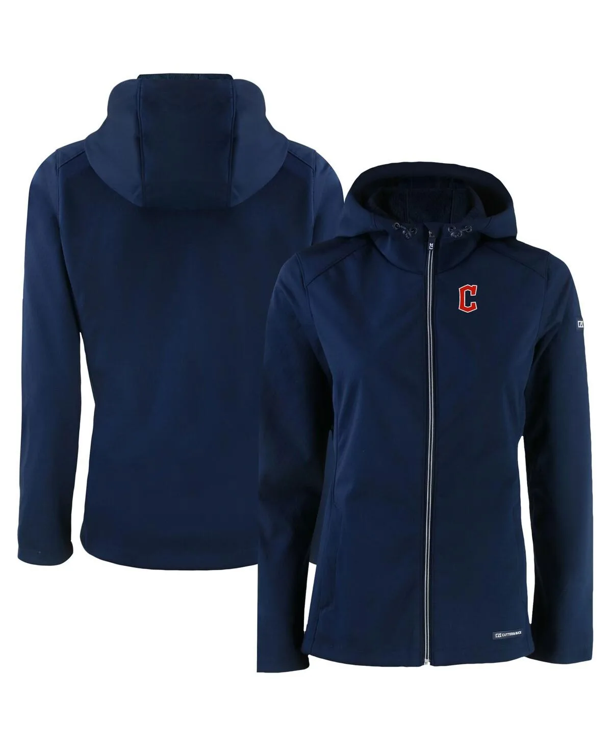 Cleveland Guardians Evoke Eco Softshell Full-Zip Jacket by Cutter & Buck