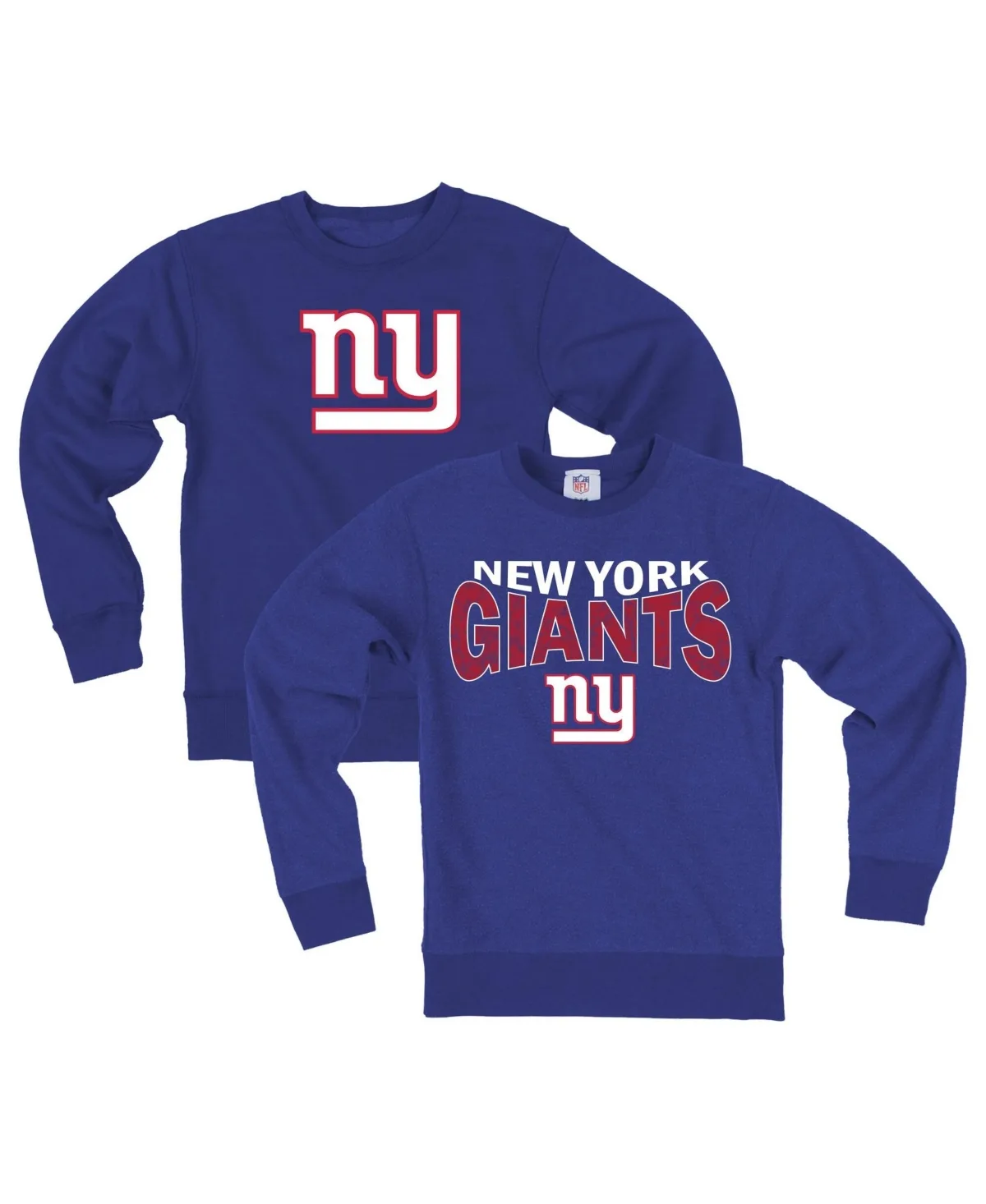 New York Giants Reversible Fleece Sweatshirt by Wes & Willy