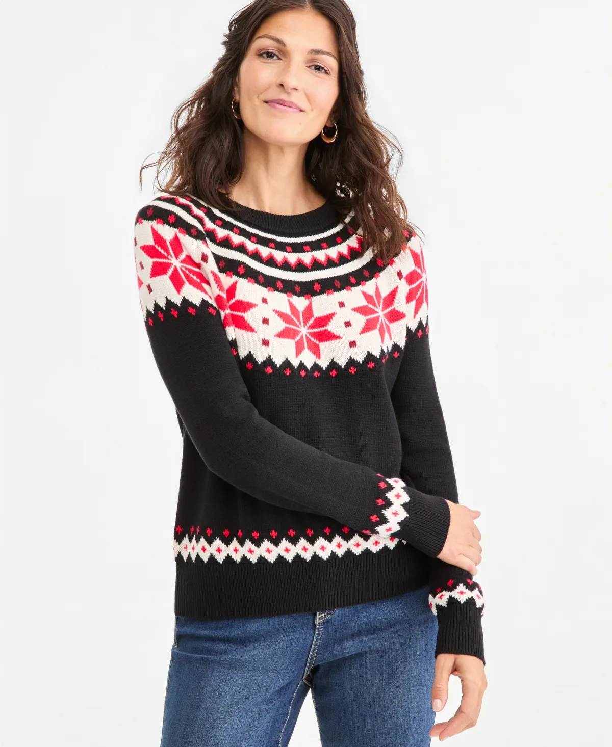 Fair Isle Crewneck Sweater